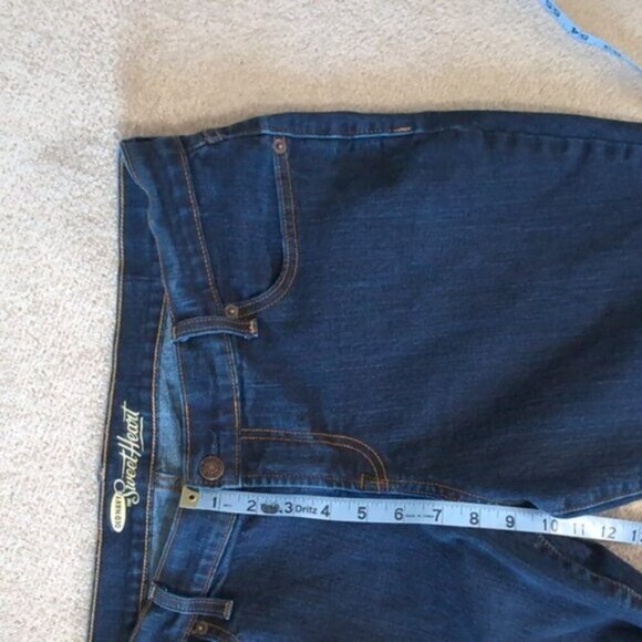 Old Navy Sweetheart Skinny Slim Dark Wash Stretch Jeans 14 - Picture 6 of 8